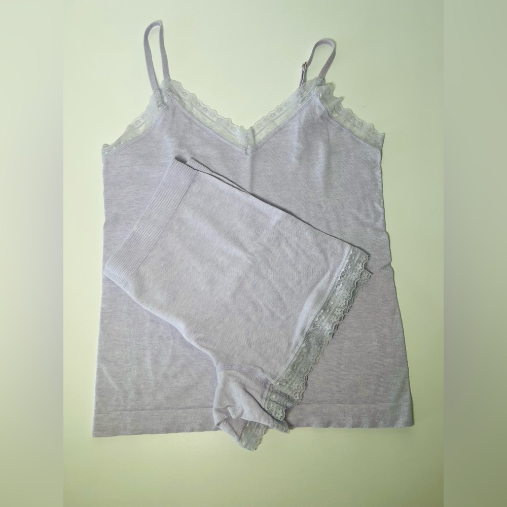 Primark Cares Purple Lace Lingerie Set - Size S (US 6-8 / UK 10-12)